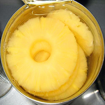 Canned sliced Pineapple 